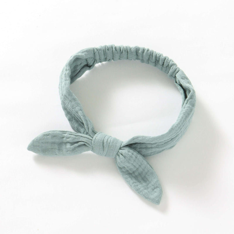 baby girl muslin headband