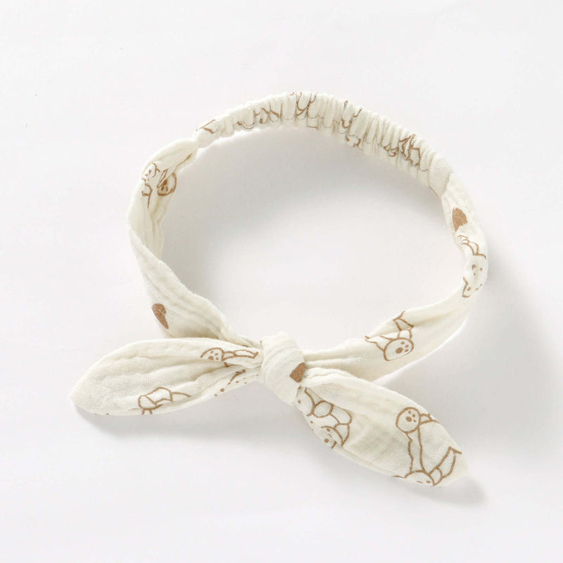 baby girl muslin headband