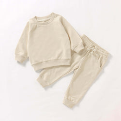 Baby and toddler french terry sweatpants set