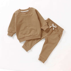 baby and toddler french terry sweatpants set