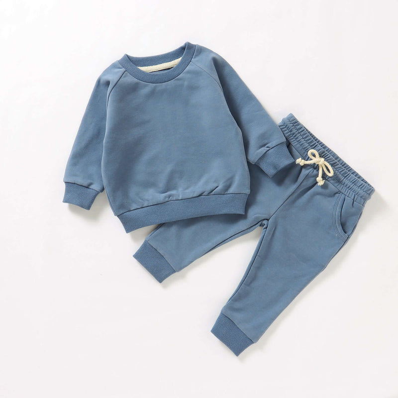 baby and toddler french terry and sweatpants set